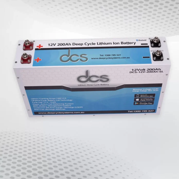 Slimline lithium battery